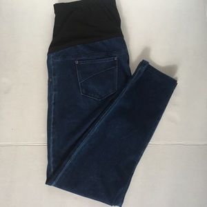 Maternity plus size straight leg jeans